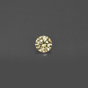 Diamante Champán natural de 0.15 ct, Corte Redondo, VS
