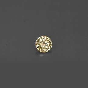 Diamante Champán natural de 0.15 ct, Corte Redondo, VS
