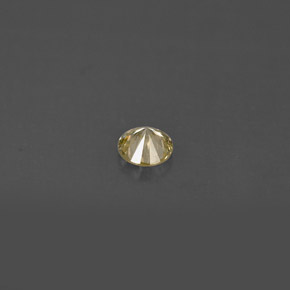 Diamante Champán natural de 0.15 ct, Corte Redondo, VS