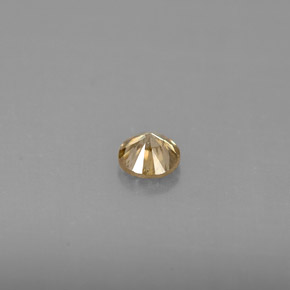 Diamante Champán natural de 0.24 ct, Corte Redondo, VS