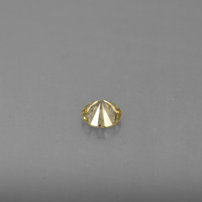 Diamante champán natural de 0,16 ct, corte redondo, VS
