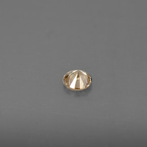 Diamante amarillo natural de 0,14 ct, corte redondo, VS