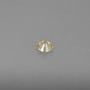 Diamante Champán natural de 0.13 ct, Corte Redondo, VS