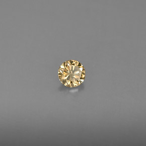 Diamante Champán natural de 0.17 ct, Corte Redondo, VS
