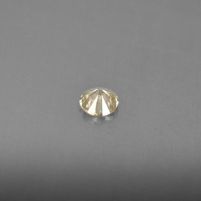 Diamante amarillo natural de 0,15 ct, corte redondo, VS