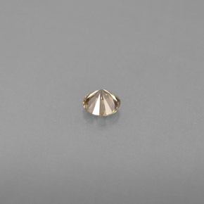 Diamante Champán natural de 0.15 ct, Corte Redondo, VS