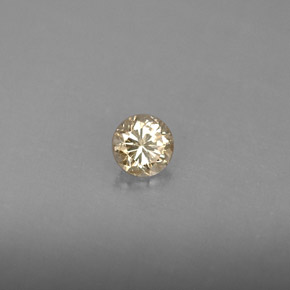 Diamante Champán natural de 0.23 ct, Corte Redondo, VS