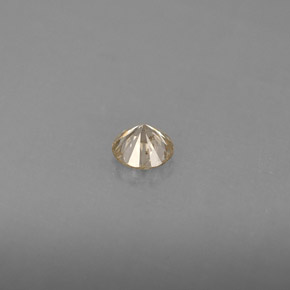 Diamante Champán natural de 0.23 ct, Corte Redondo, VS