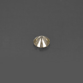 Diamante Champán natural de 0.17 ct, Corte Redondo, VS