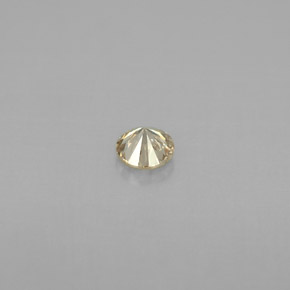 Diamante Champán natural de 0.20 ct, Corte Redondo, VS