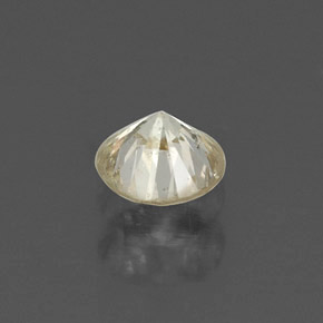 Diamante amarillo natural de 0,23 ct, corte redondo, VS