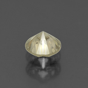 Diamante amarillo natural de 0,23 ct, corte redondo, VS-SI