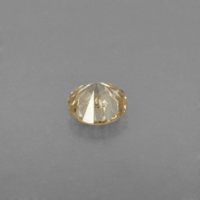 Diamante Champán natural de 0.22 ct, Corte Redondo, VS