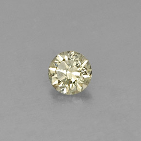 Diamante Champán natural de 0.22 ct, Corte Redondo, VVS-VS