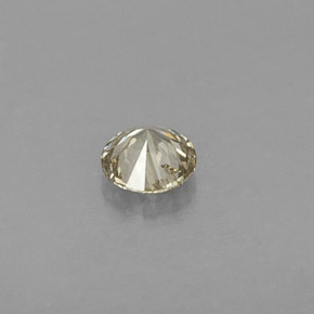 Diamante amarillo natural de 0,21 ct, corte redondo, VS