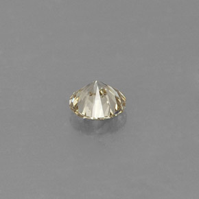 Diamante amarillo natural de 0,21 ct, corte redondo, VVS-VS