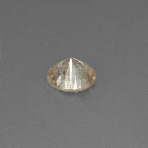 Diamante amarillo natural de 0,17 ct, corte redondo, VS