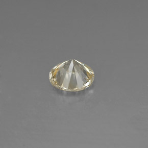 Diamante amarillo natural de 0,16 ct, corte redondo, VS