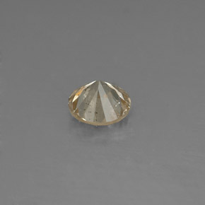 Diamante Champán natural de 0.18 ct, Corte Redondo, VS