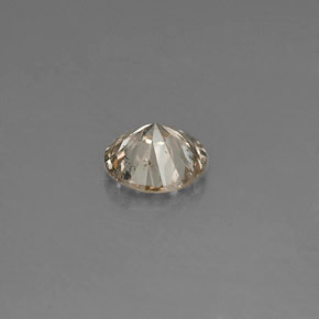 Diamante amarillo natural de 0,16 ct, corte redondo, VS