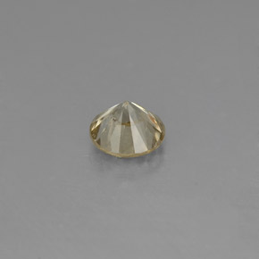 Diamante amarillo natural de 0,16 ct, corte redondo, VS