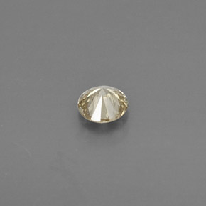 Diamante amarillo natural de 0,13 ct, corte redondo, VS