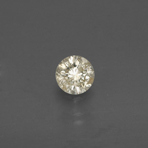 Diamante Champán natural de 0.15 ct, Corte Redondo, VS
