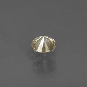 Diamante amarillo natural de 0,17 ct, corte redondo, VS