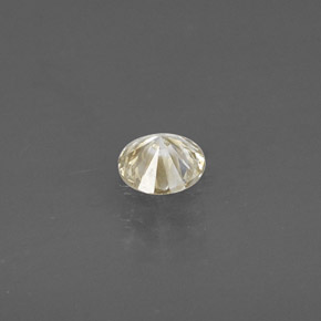 Diamante amarillo natural de 0,15 ct, corte redondo, VS