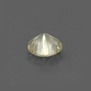 Diamante amarillo natural de 0,17 ct, corte redondo, VS