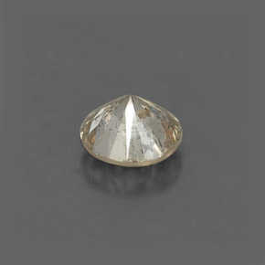Diamante amarillo natural de 0,20 ct, corte redondo, VS-SI