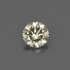 Diamante Champán natural de 0.20 ct, Corte Redondo, VVS-VS