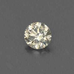 Diamante Champán natural de 0.20 ct, Corte Redondo, VVS-VS