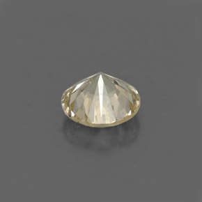 Diamante Champán natural de 0.23 ct, Corte Redondo, VS