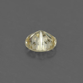 Diamante amarillo natural de 0,16 ct, corte redondo, VS-SI