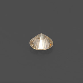 Diamante amarillo natural de 0,18 ct, corte redondo, VS