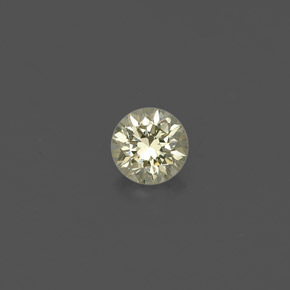 Diamante amarillo natural de 0,14 ct, corte redondo, VS