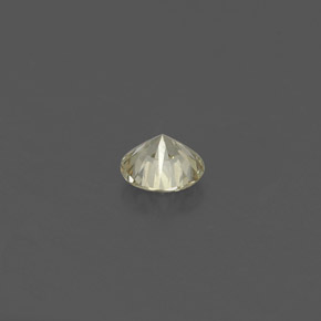 Diamante amarillo natural de 0,14 ct, corte redondo, VS