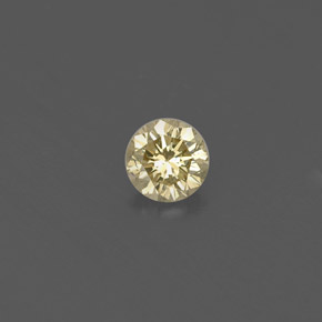 Diamante Elegante Champagne natural de 0.13 ct, Corte Redondo, VS