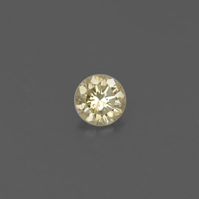 Diamante Elegante Champagne natural de 0.13 ct, Corte Redondo, VS