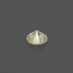 Diamante amarillo natural de 0,19 ct, corte redondo, VS