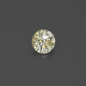 Diamante Champán natural de 0.18 ct, Corte Redondo, VS