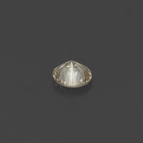 Diamante amarillo natural de 0,16 ct, corte redondo, VS