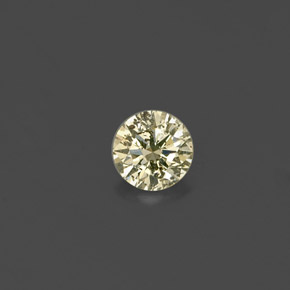 Diamante Champán natural de 0.16 ct, Corte Redondo, VS