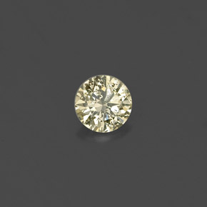 Diamante Champán natural de 0.16 ct, Corte Redondo, VS