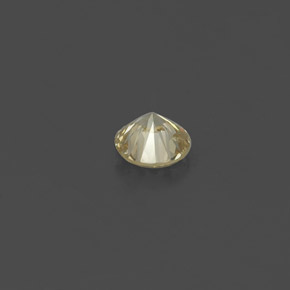 Diamante amarillo natural de 0,15 ct, corte redondo, VS