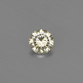 Diamante Champán natural de 0.19 ct, Corte Redondo, VS