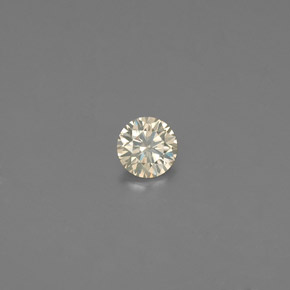 Diamante Champán natural de 0.10 ct, Corte Redondo, VS