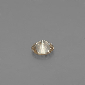 Diamante Champán natural de 0.13 ct, Corte Redondo, VS