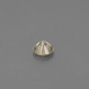 Diamante amarillo natural de 0,10 ct, corte redondo, VS-SI